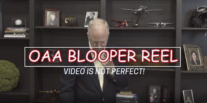 oaa blooper reel still shot 
