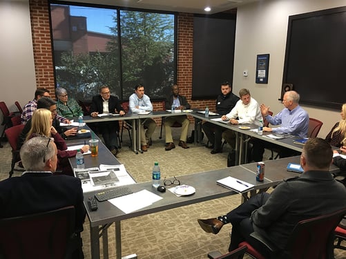 team having a meeting