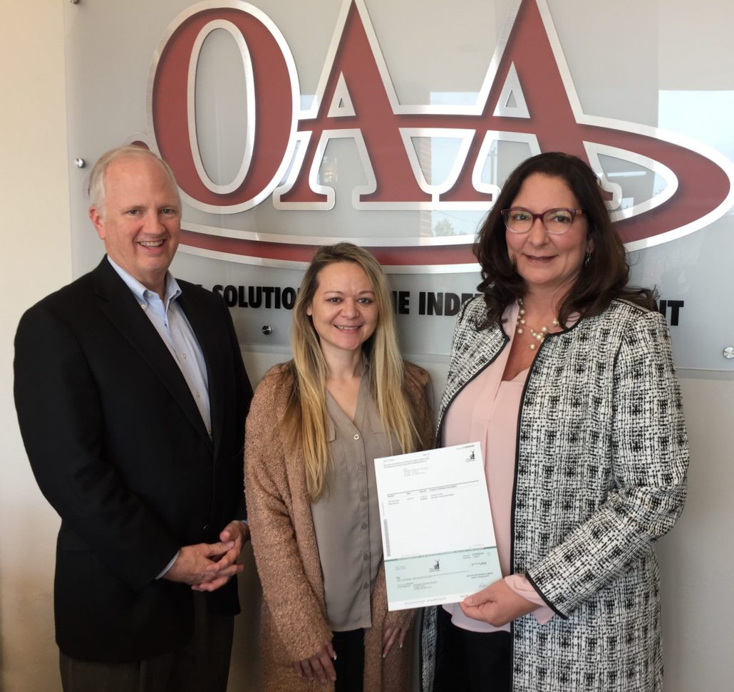 ceo tony caldwell and others at oaa offices