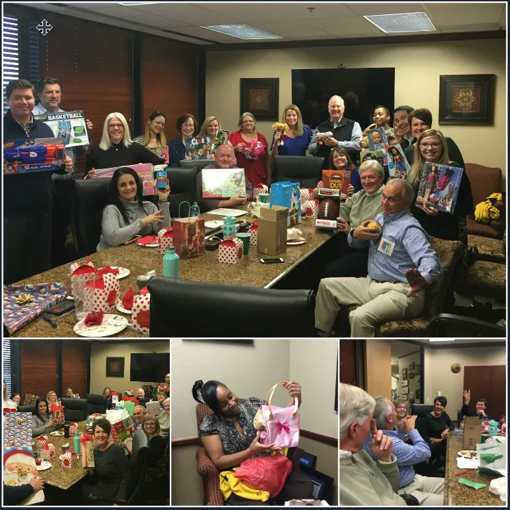 oaa team lunch at oaa offices